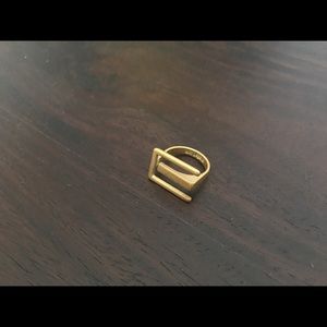 Madewell style gold ring size 7